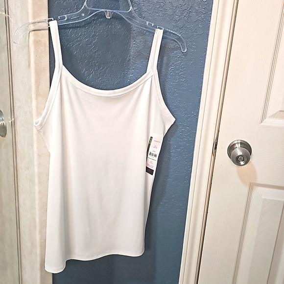 NWT No Boundaries Ribbed Cami XL 15-17 White - Picture 1 of 6